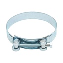 Colier forta, clema metalica zincata cu surub W1 pentru furtunuri 113-121mm
