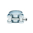 Colier forta, clema metalica zincata cu surub W1 pentru furtunuri 30-33mm