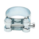 Colier forta, clema metalica zincata cu surub W1 pentru furtunuri 42-46mm