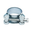 Colier forta, clema metalica zincata cu surub W1 pentru furtunuri 80-85mm