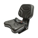 Scaun universal tractor negru reglabil cu centura de siguranta