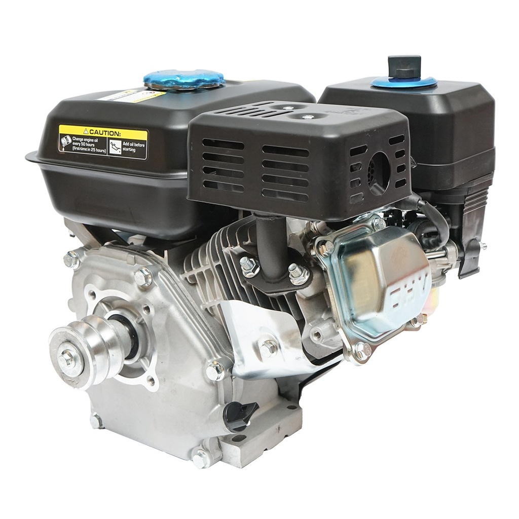 Motor pe benzina cu fulie 7.5CP, 4 timpi, ax cu pana 20mm pornire sfoara