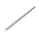 Tarus, electrod impamantare galvanizat 30x30x1000mm cu surub si piulita pentru gard electric