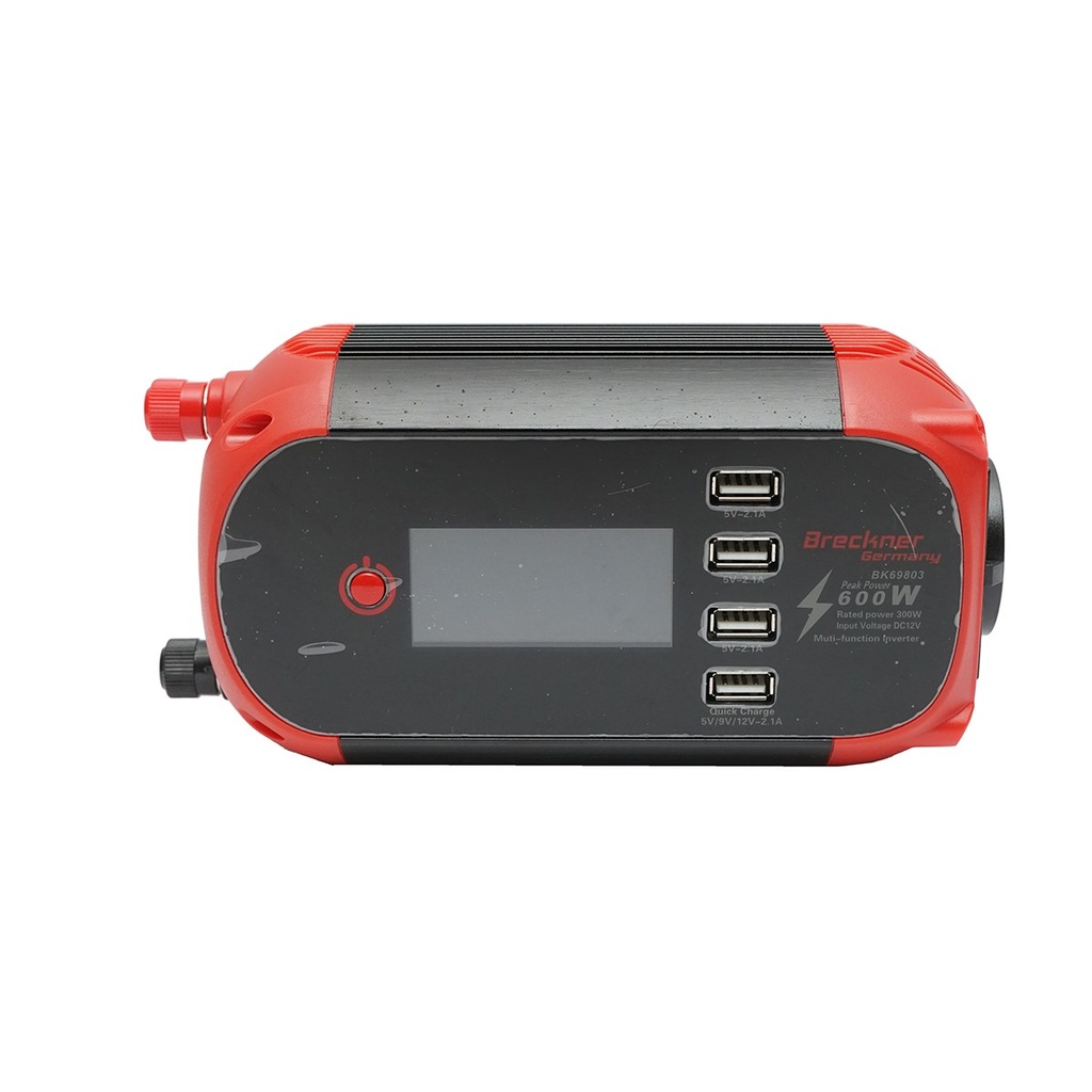 Invertor tensiune 12V-220V 600W cu unda sinusoidala modificata, display si USB