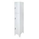 Vestiar, dulap metalic cu 3 usi securizate 1700x300x450mm