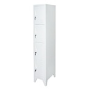 Vestiar, dulap metalic cu 4 usi securizate 1700x300x450mm