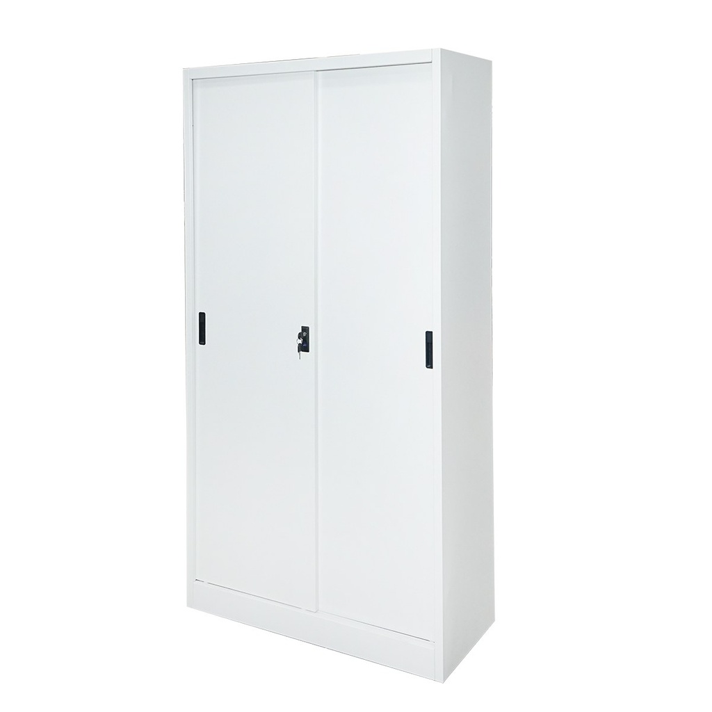 Dulap metalic cu 2 usi culisante securizate si 4 polite 1900x900x400mm