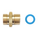 Adaptor teava flexibila, gofrata din inox cu garnitura DN12-1/2