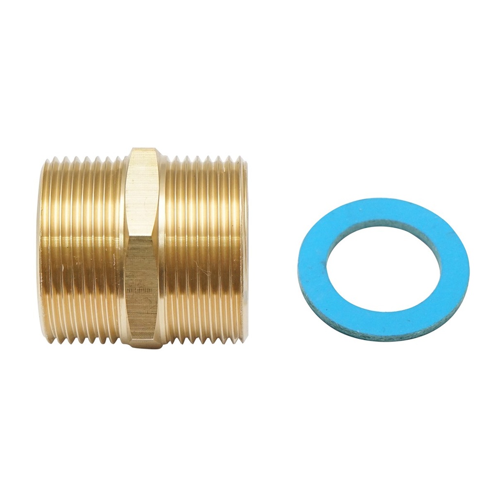 Adaptor teava flexibila, gofrata din inox cu garnitura DN25-1.1/4