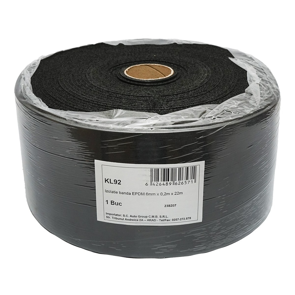 Rola 22m banda etansare EPDM 200x6mm pentru panouri solare