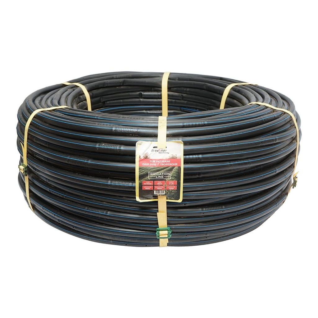 Tub picurare apa, rola 200M 4L/H, D16mm. pas 30cm
