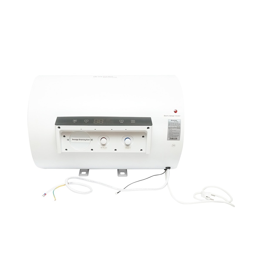 Boiler electric AC/DC, solar/220V, 60L, 2000W, 470x685mm cu montaj orizontal si telecomanda pentru apa calda menajera