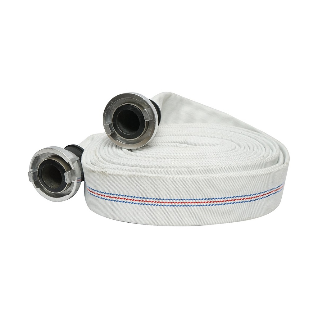 Furtun irigatii/pomp. din PVC 2 toll, lungime 20m cu racorduri aluminu, max 15bar, panzat