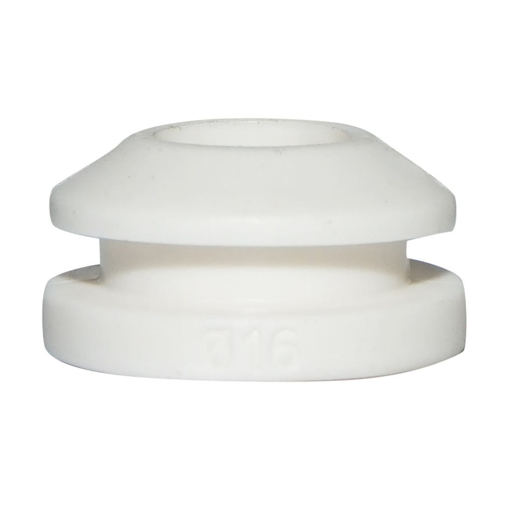 Garnitura cauciuc alba 16mm pentru banda/tub picurare
