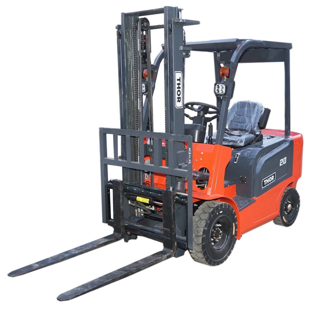 Stivuitor electric 2T duplex 3M, cu baterie 72V/100Ah cu translatie laterala THOR