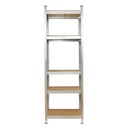 Raft metalic cu 5 polite MDF, 180x90x40cm, 175kg/polita, montaj fara suruburi