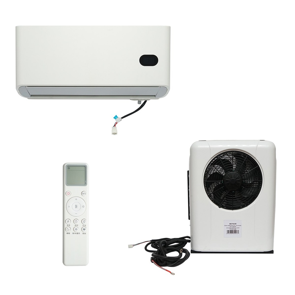 Clima stationara utilaje industriale AC universala 24V 2600W cu telecomanda