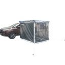 Cort umbrar lateral auto 200x250cm, marchiza, pliabil cu prindere pe plafon si plasa anti insecte