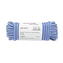 Sfoara PP impletita 10mmx10m, alb/albastru