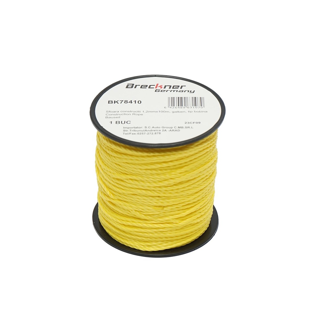 Tambur sfoara galbena pentru zidarie 1.2mmx100m