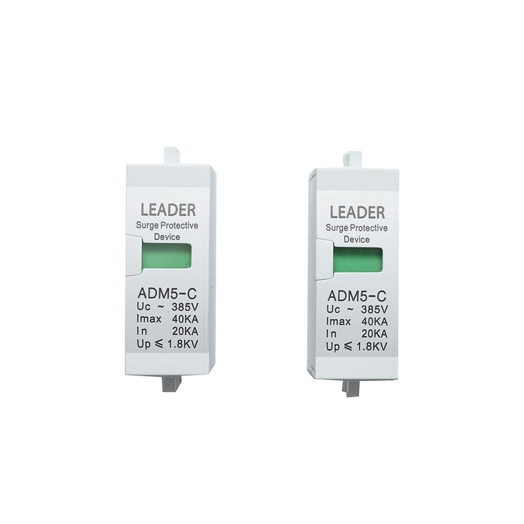 Set 2 cartuse pentru descarcator supratensiune AC SPD 2P-40KA Leader