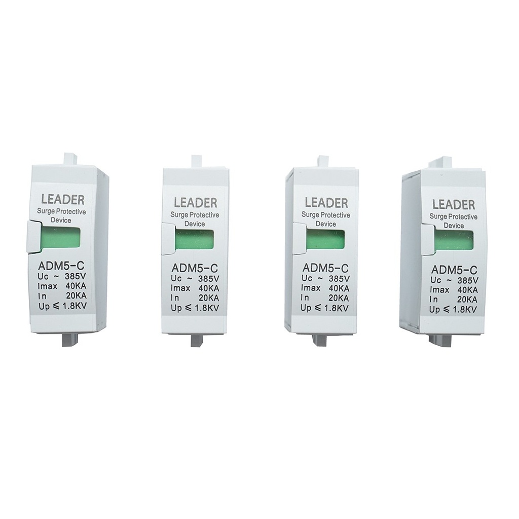 Set 4 cartuse pentru descarcator supratensiune AC SPD 4P-40KA Leader