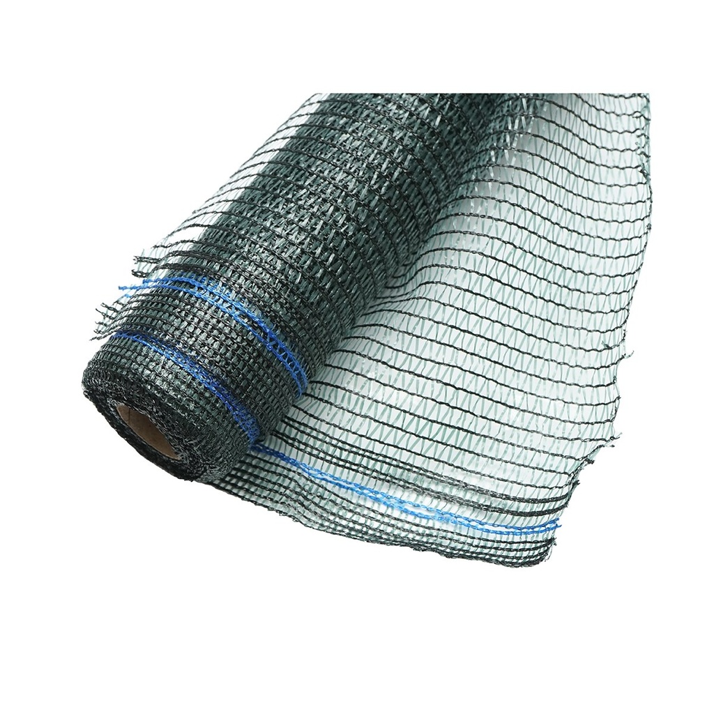 Plasa umbrire 40% latime 1.5M, lungime 10M verde din polietilena cu protectie UV