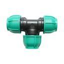 Teu compresiune egal 25x25x25mm, PN16 bar pentru sisteme de irigatii