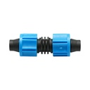 Conector mufa imbinare banda picurare 17x17mm pentru sisteme de irigatii