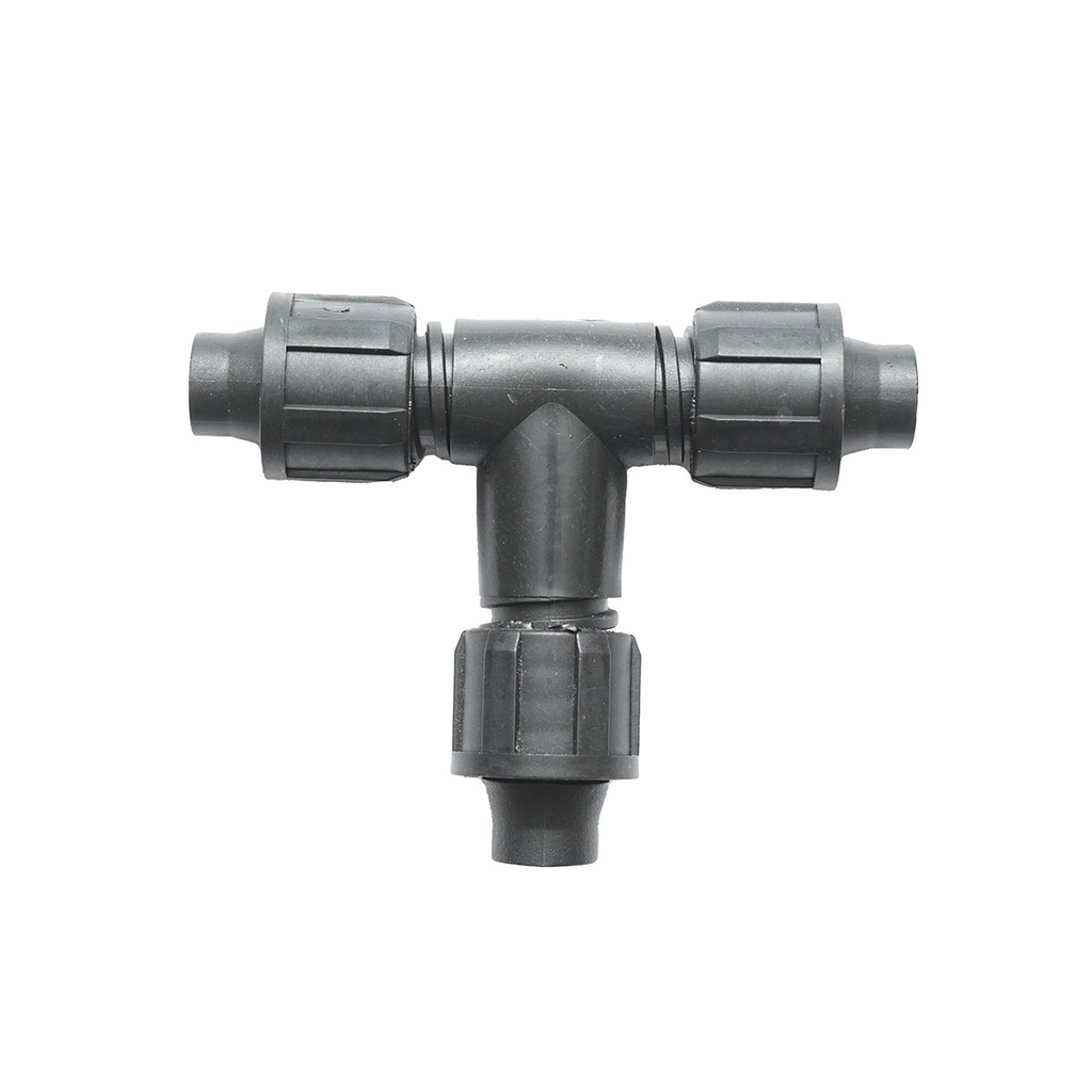 Teu egal conector banda picurare 17x17x17mm pentru sisteme de irigatii