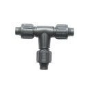 Teu egal conector banda picurare 17x17x17mm pentru sisteme de irigatii