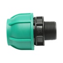 Racord compresiune cu filet exterior 25mmx3/4 inch, PN16 bar pentru sisteme de irigatii