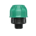 Racord compresiune cu filet exterior D40mmx1 toll, PN10 Bar pentru sisteme de irigatii