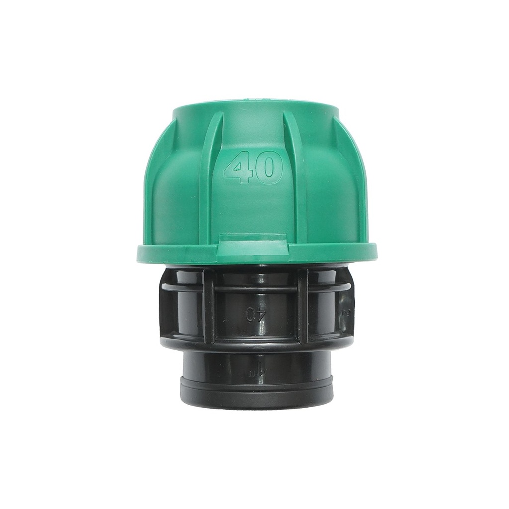 Racord compresiune cu filet interior D40mmx1 toll, PN10 Bar pentru sisteme de irigatii