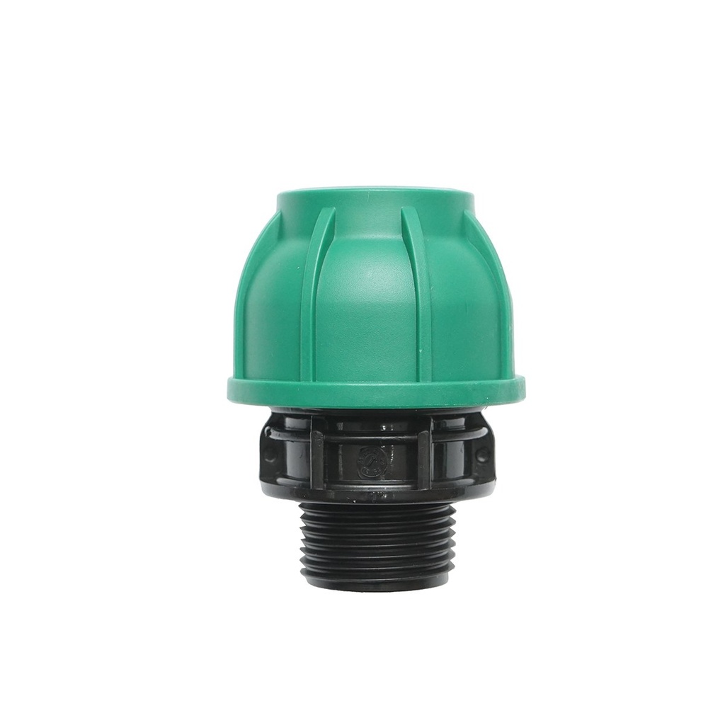 Racord compresiune cu filet exterior D32mmx1 toll, PN10 Bar pentru sisteme de irigatii
