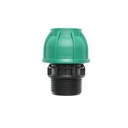 Racord compresiune cu filet exterior D32mmx1-1/4 inch, PN10 bar pentru sisteme de irigatii