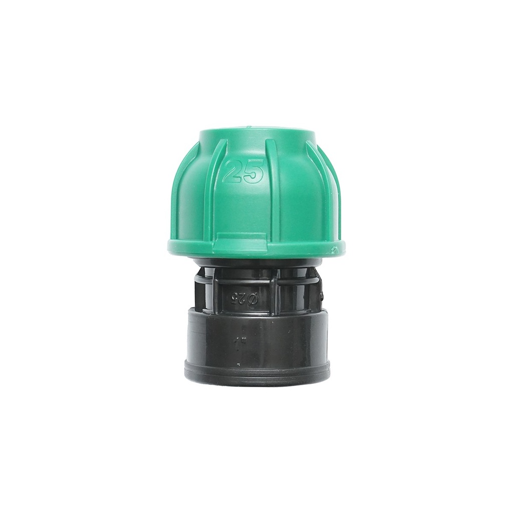 Racord compresiune cu filet interior D25mmx1 toll, PN10 Bar pentru sisteme de irigatii