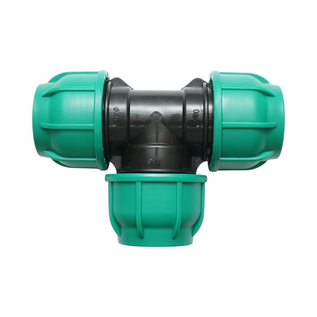 Teu compresiune egal 40x40x40mm, PN16 bar pentru sisteme de irigatii