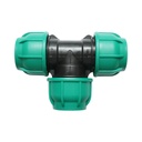 Teu compresiune egal 40x40x40mm, PN16 bar pentru sisteme de irigatii