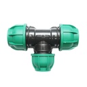 Teu reductie compresiune D40x32x40mm PN10 Bar pentru sisteme de irigatii