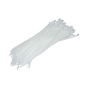 Faseta colier plastic alb 4.8x250mm 100 buc/set Longroad