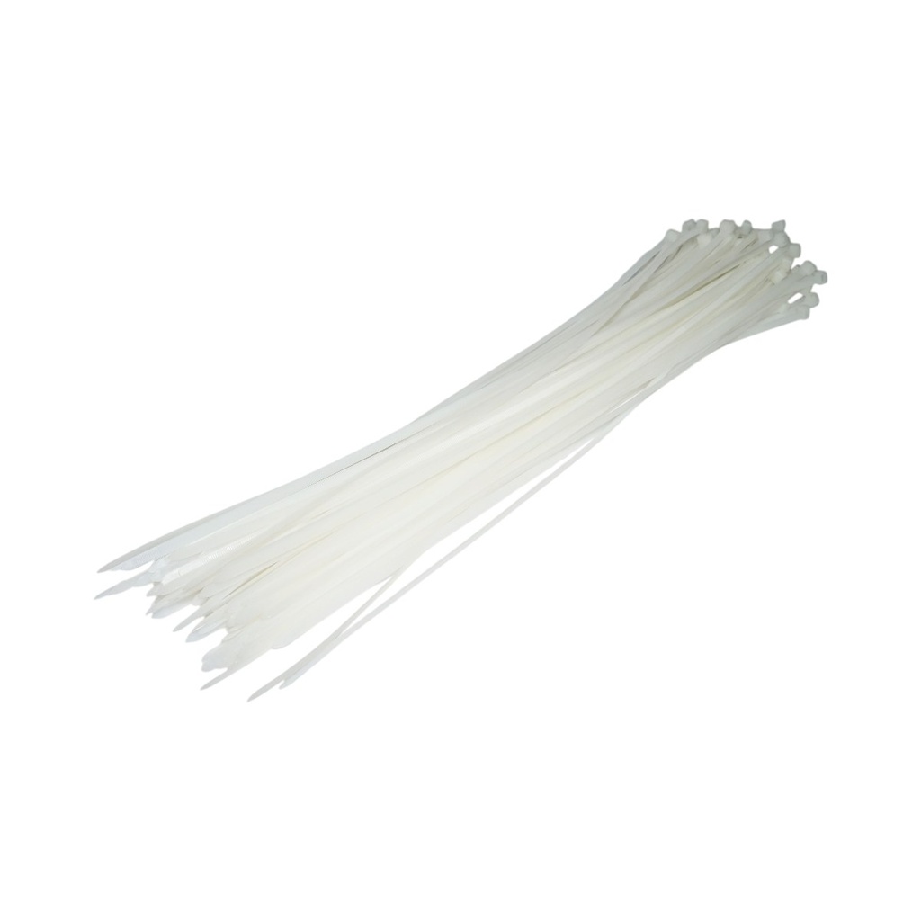 Faseta colier plastic alb 9x750mm 100 buc/set