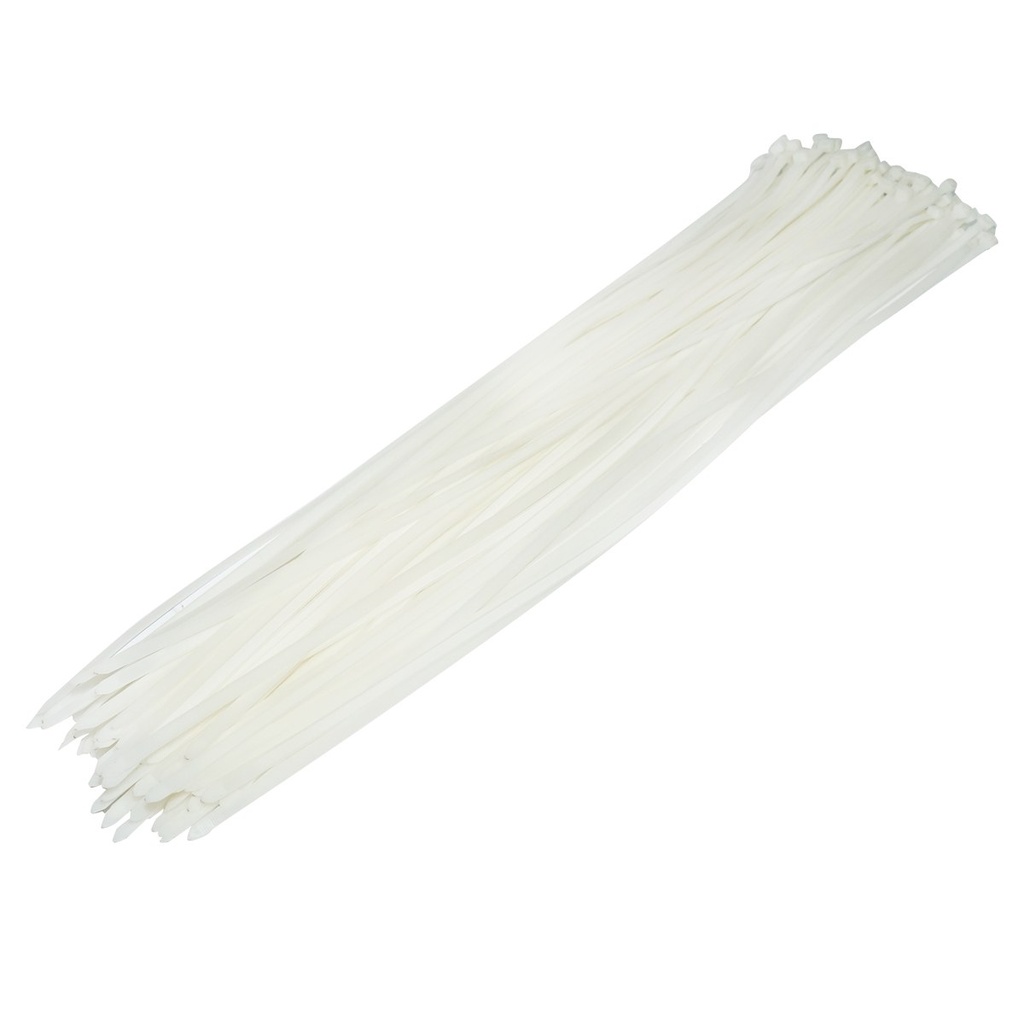 Faseta colier plastic alb 9x900mm 100 buc/set