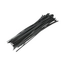 Faseta colier plastic negru 9x750mm 100 buc/set Longroad