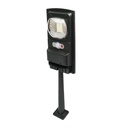 Lampa solara LED 100W, 6500K, 187lm cu panou solar 3W, baterie LiFePO4 3.2V/3Ah, brat prindere 250mm IP65