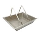 Tava inox pentru descapacit 520x415x110mm