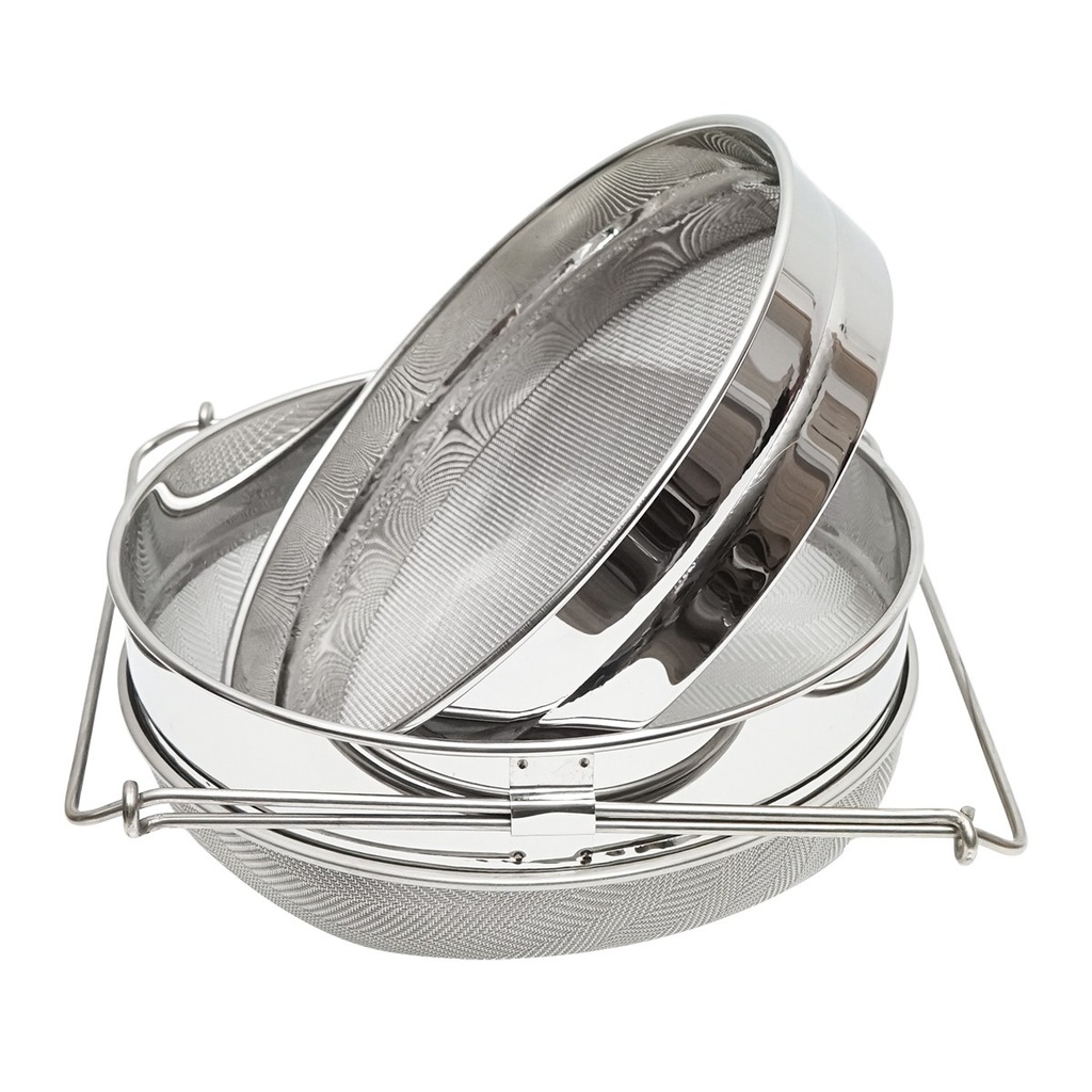 [AMAT6-117271] Sita dubla din inox pentru fitrare miere 235mm