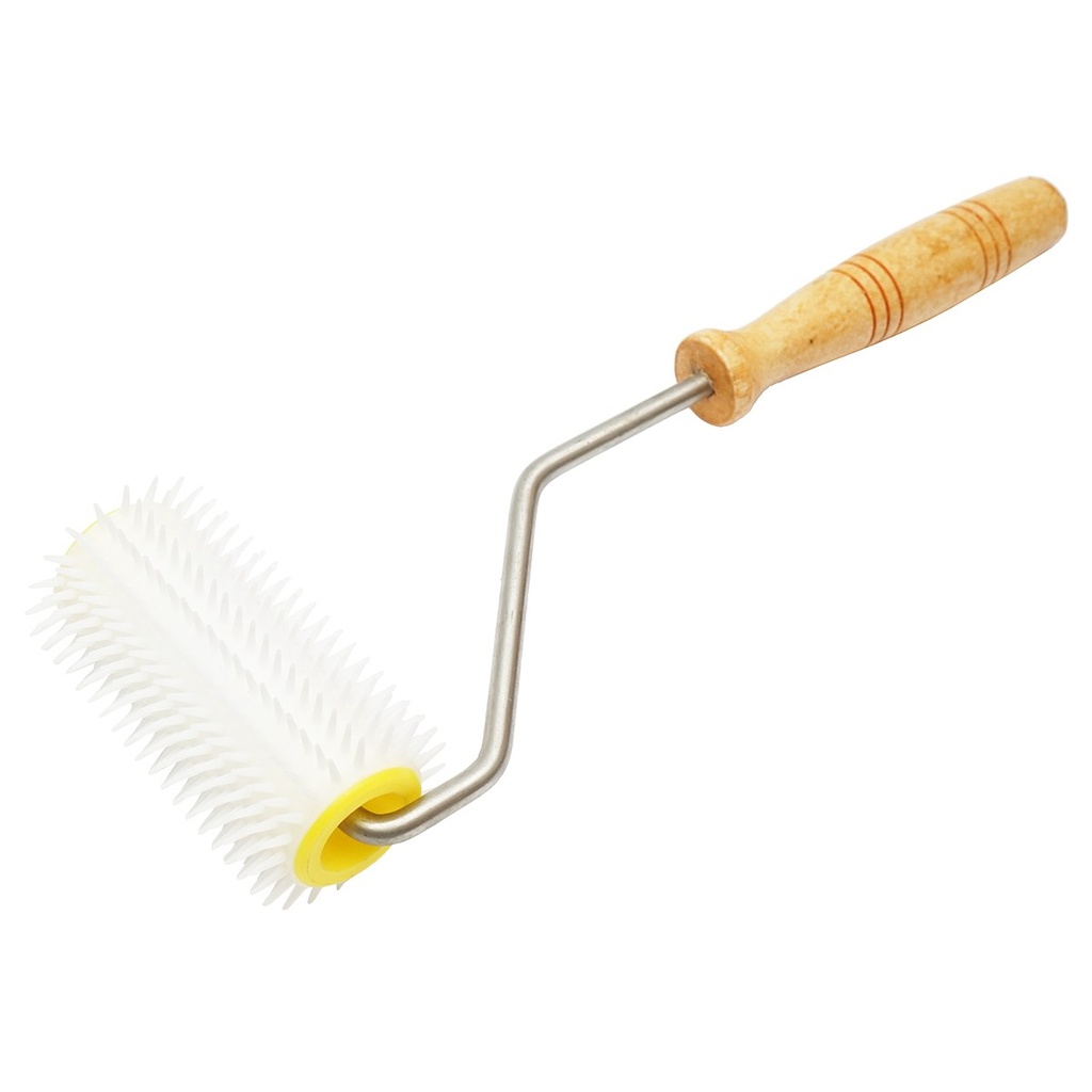 Rola descapacit 99mm din plastic cu maner din lemn