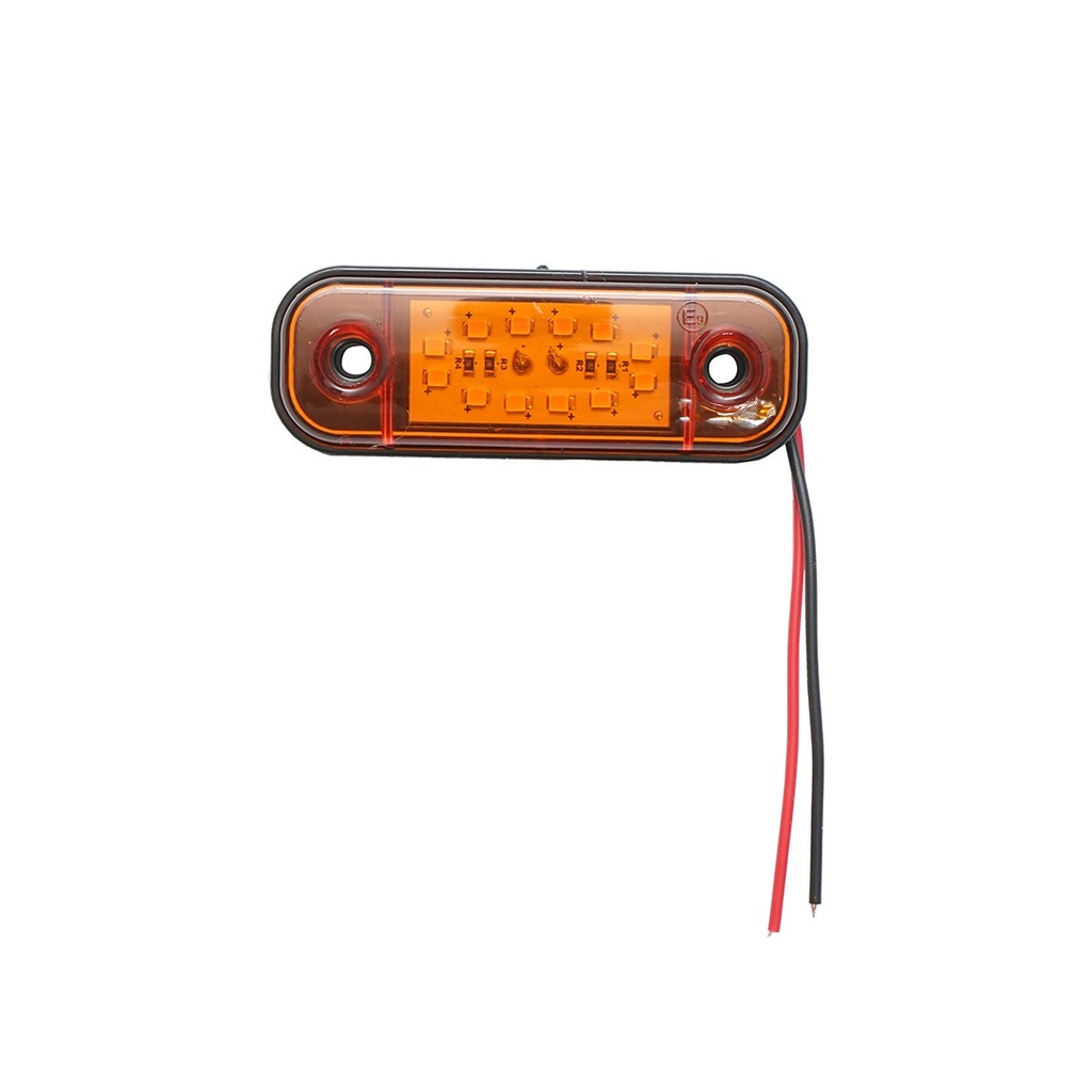 Lampa laterala gabarit slim LED 12-24V, galbena FR0175