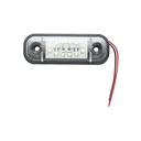 Lampa laterala gabarit slim LED 12-24V, alba FR0175